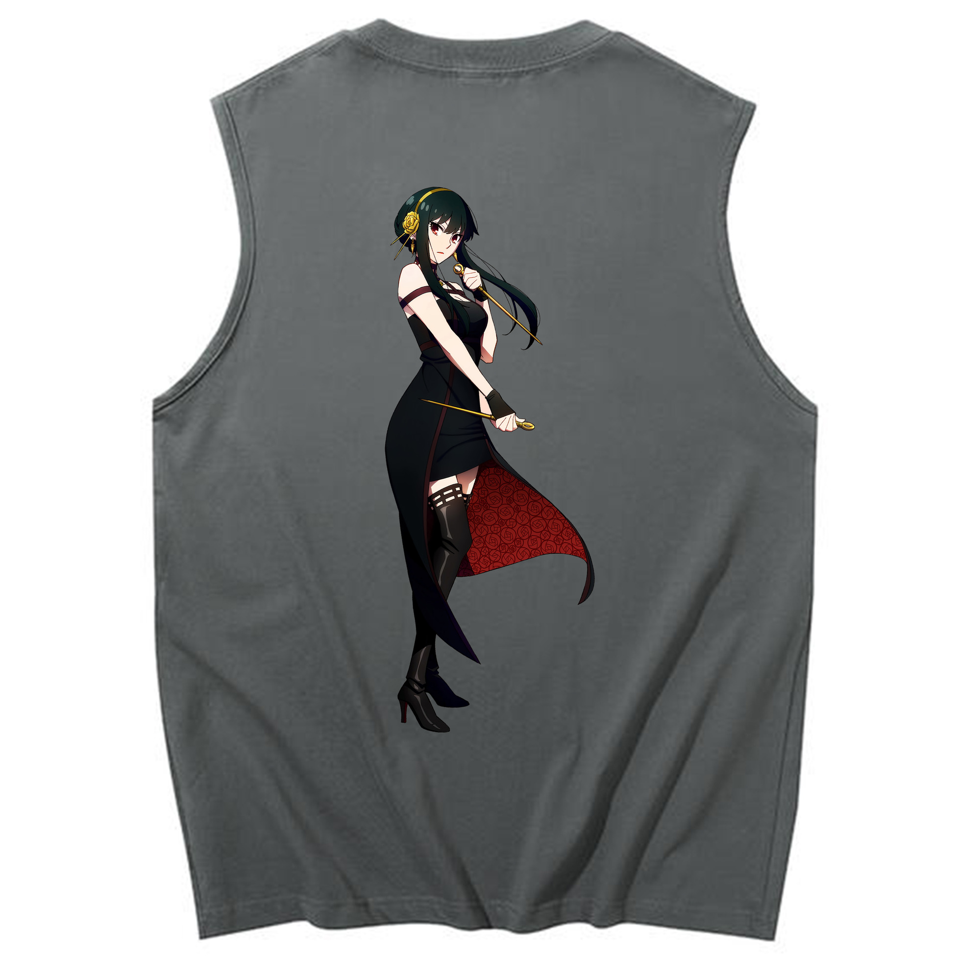（画像用） SPY×FAMILY间谍家家酒 コットン100％タンクトップ（背面プリント）